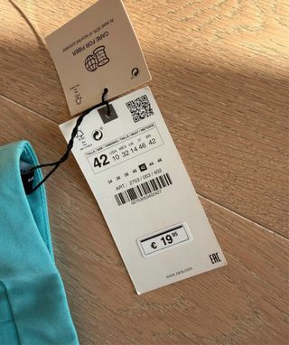 Pantalones Zara Teal Mujer Talla X