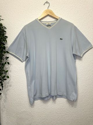Polo Lacoste Talla M Azul