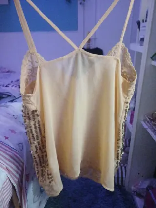 Top fiesta lentejuelas Zara