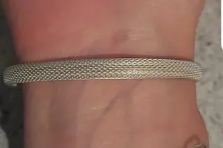 Pulsera Tous Icon Mesh Plata Talla 17