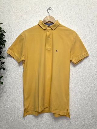 Polo Tommy Hilfiger Talla M Amarillo