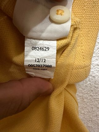 Polo Tommy Hilfiger Talla M Amarillo