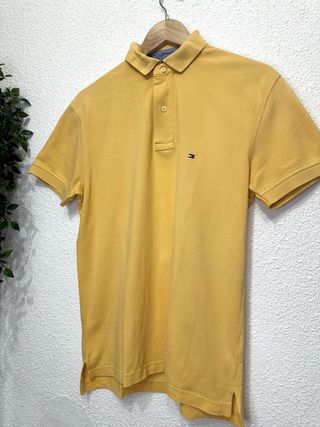 Polo Tommy Hilfiger Talla M Amarillo