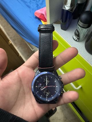 Reloj Tommy Hilfiger Cronógrafo Azul y Negro negoc