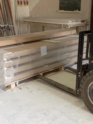 Fabricacion de molduras de pladur