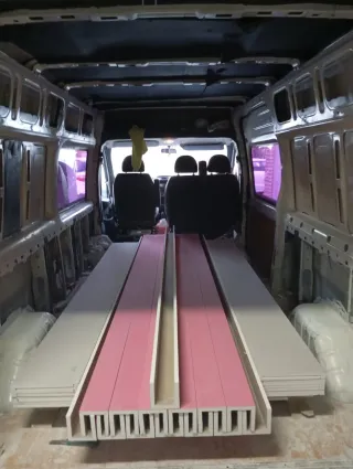 Fabricacion de molduras de pladur