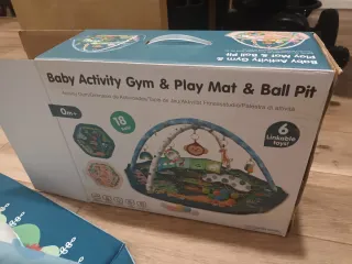 Manta Gimnasio Bebé con Arcos y Juguetes y piano