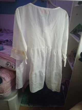 Blusa Boho Ibicenca Encaje Talla Única