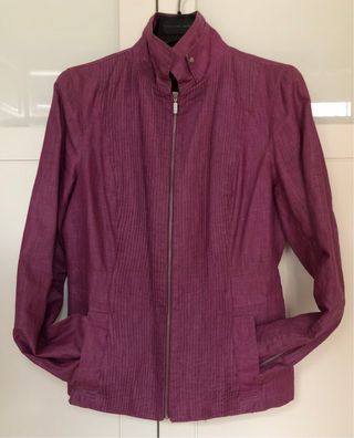 Chaqueta Adolfo Domínguez Morada Talla 40