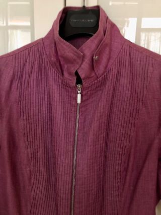 Chaqueta Adolfo Domínguez Morada Talla 40