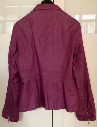 Chaqueta Adolfo Domínguez Morada Talla 40