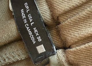 Pantalones Zara verde oliva