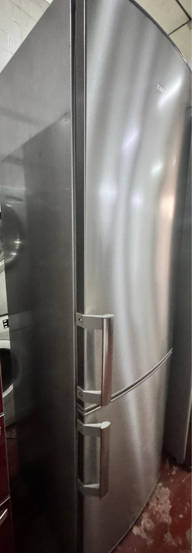 FRIGORÍFICO COMBI NO FROST MARCA AEG EN INOX