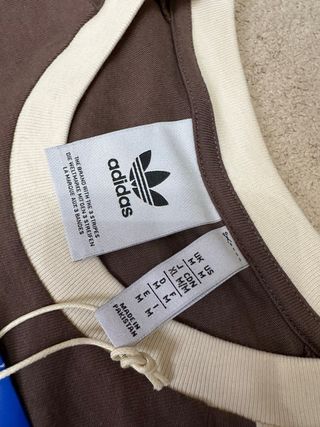 Camiseta Adidas Vintage Marrón Talla L