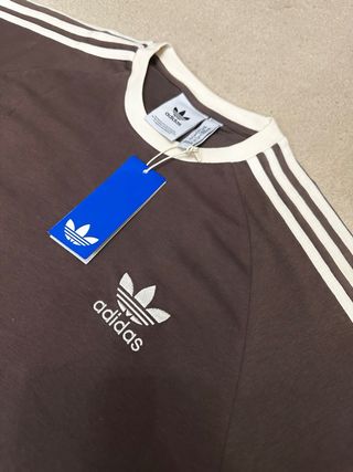 Camiseta Adidas Vintage Marrón Talla L