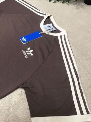 Camiseta Adidas Vintage Marrón Talla L