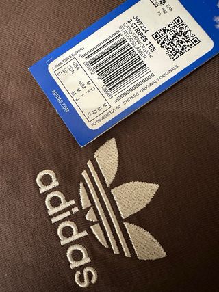 Camiseta Adidas Vintage Marrón Talla L