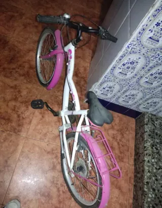 Bicicleta infantil rosa