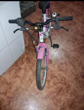 Bicicleta infantil rosa