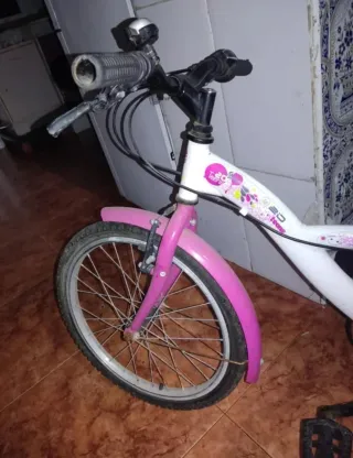 Bicicleta infantil rosa