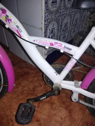 Bicicleta infantil rosa