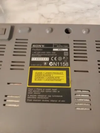 Consola Sony Playstation 1 Gris