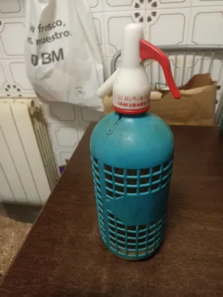 Botella sifón antigua
