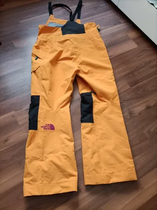 The North Face Pantalones Nieve Naranja Negro