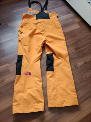 The North Face Pantalones Nieve Naranja Negro