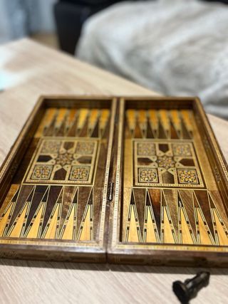 Ajedrez de hierro vintage