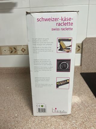 Fundidora de queso Raclette Swiss Kitchen