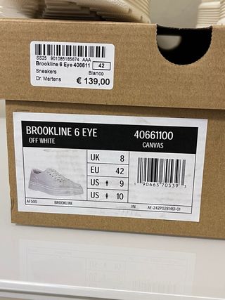 Scarpe Dr. Martens Bianco Tg 42