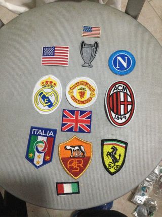 12 Toppe Termotrasferibili Ricamate