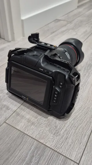 Cámara Blackmagic 6K Pro y Lente Canon