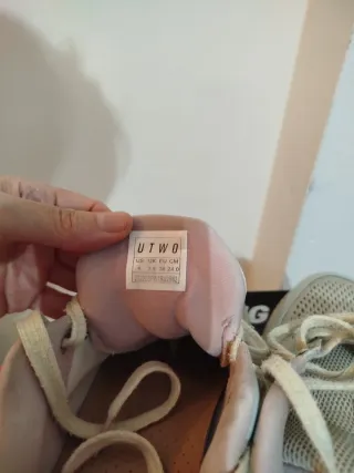 Zapatillas  UTWO Mujer Beige/Rosa