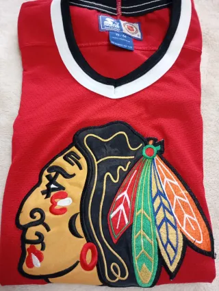 Camiseta Starter Chicago Blackhawks NHL vintage