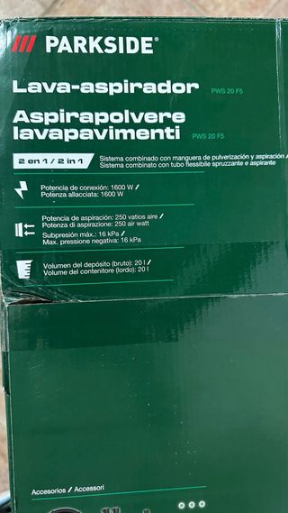 Lava-aspirador Parkside