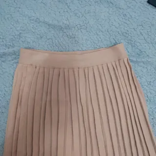 Gonna lunga donna beige