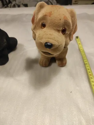 2 Perros Decorativos bandeja coche