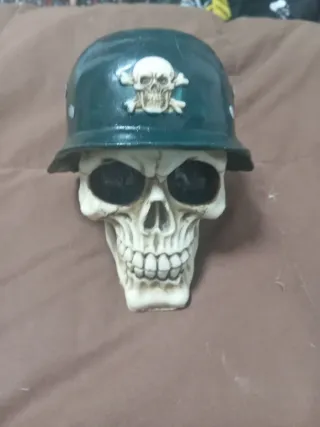 Hucha Calavera Casco 1ª Guerra Mundial