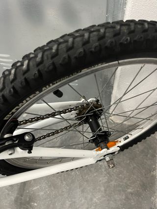 Bicicleta Infantil B'Twin 20 Blanca