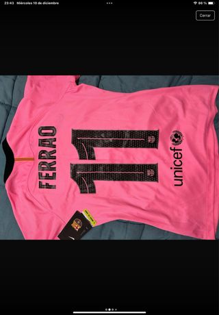 Camiseta Nike FC Barcelona Rosa Talla M
