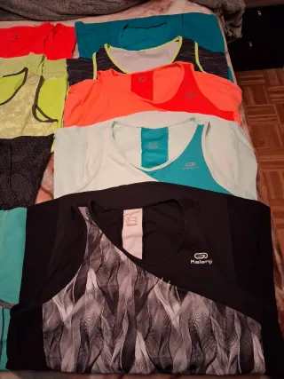 Camisetas deportivas tirantes mujer