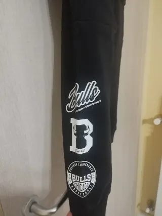 Pantaloni Chicago Bulls neri con tasche