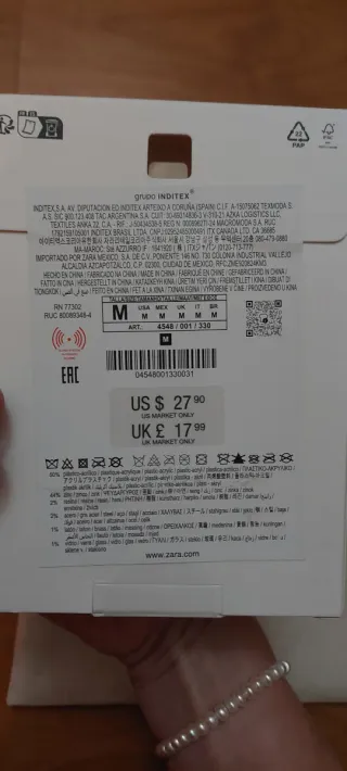 Pendientes Zara Corazón Morado Pedrería