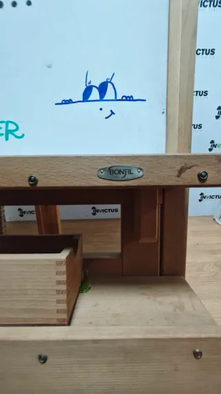 Caballete profesional Bonfil con manivela