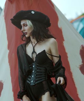 Sombrero Pirata Negro Cosplay