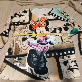 Camiseta Minnie Mouse Manga Larga