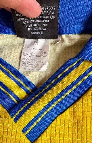 Camiseta Cádiz CF 02/03 Kelme Talla M