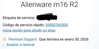 Portatile Gaming Alienware m16 R2 NUOVO. Con scatola.